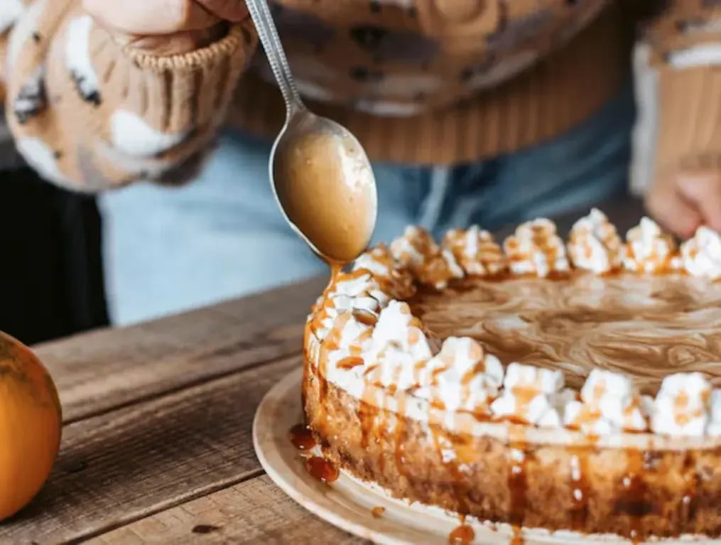 Salted Caramel Basque Burnt Cheesecake