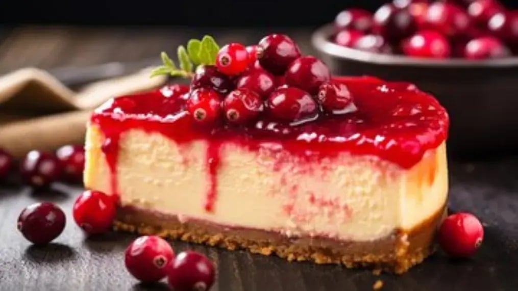 Cranberry Orange Cheesecake Bars