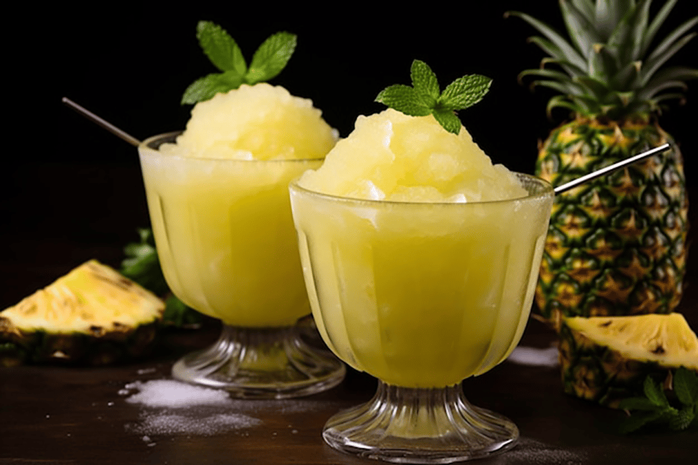 Honey Pineapple Sorbet