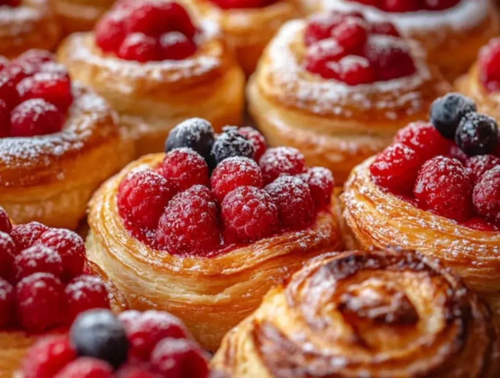 A Simple Recipe For Raspberry Puff Pastry Tarts