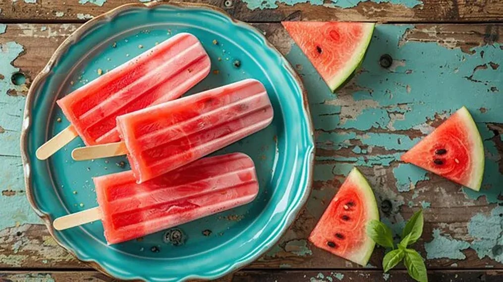 Watermelon and Feta Salad with Balsamic Glaze