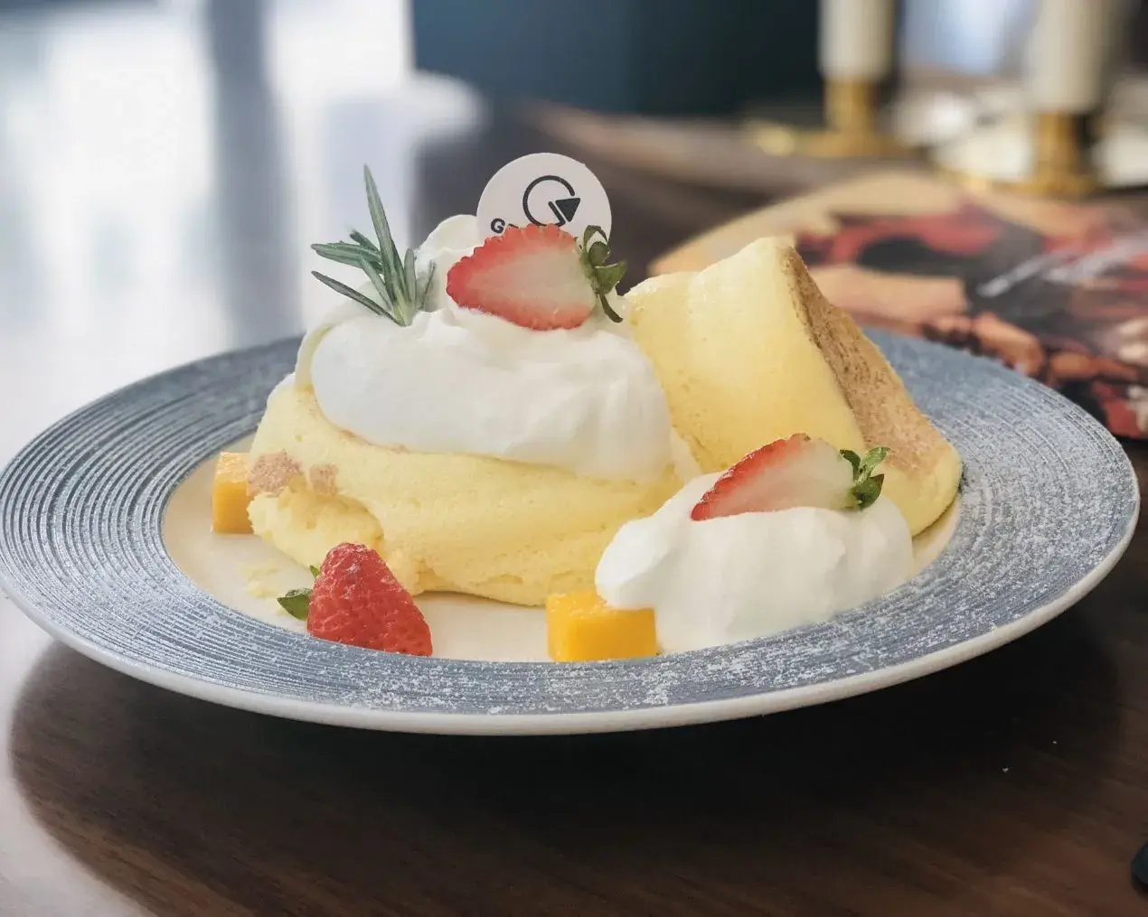 Frozen Lemon Souffle with Pistachios and Oreo Crumble: A Refreshing Dessert