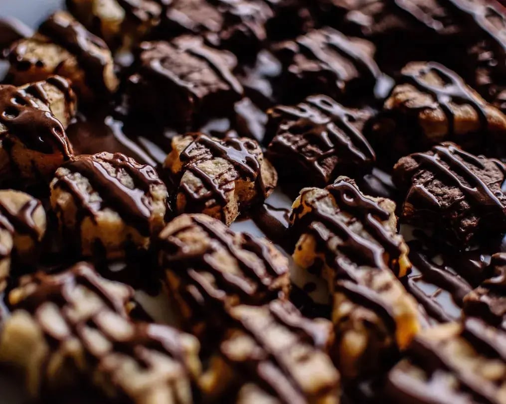 Chocolate Drizzle Fruit And Nut Clusters