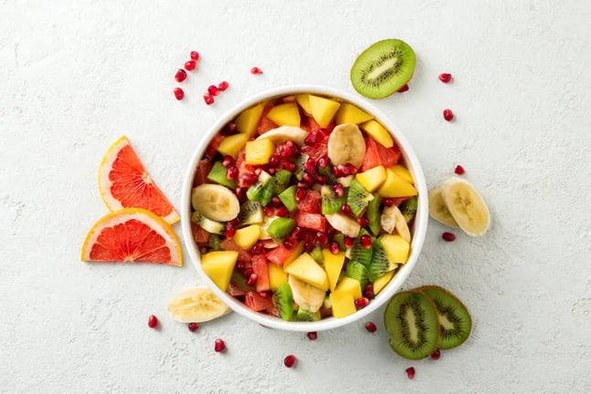 Fruit Salad with Rose Water Syrup: A Light & Elegant Eid Dessert