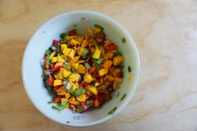 Silk fruit salsa combo