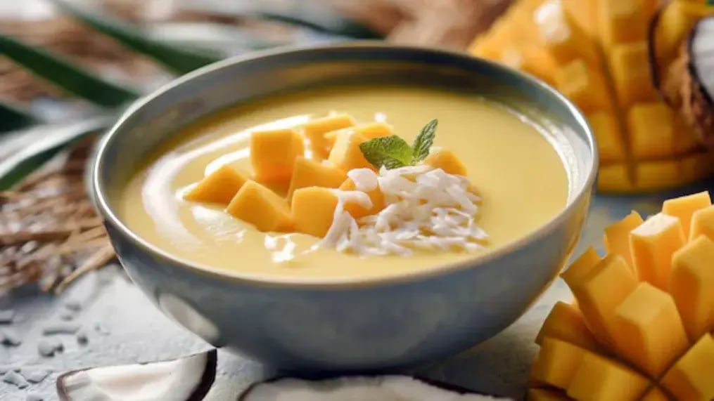 Mango Coconut Soup
