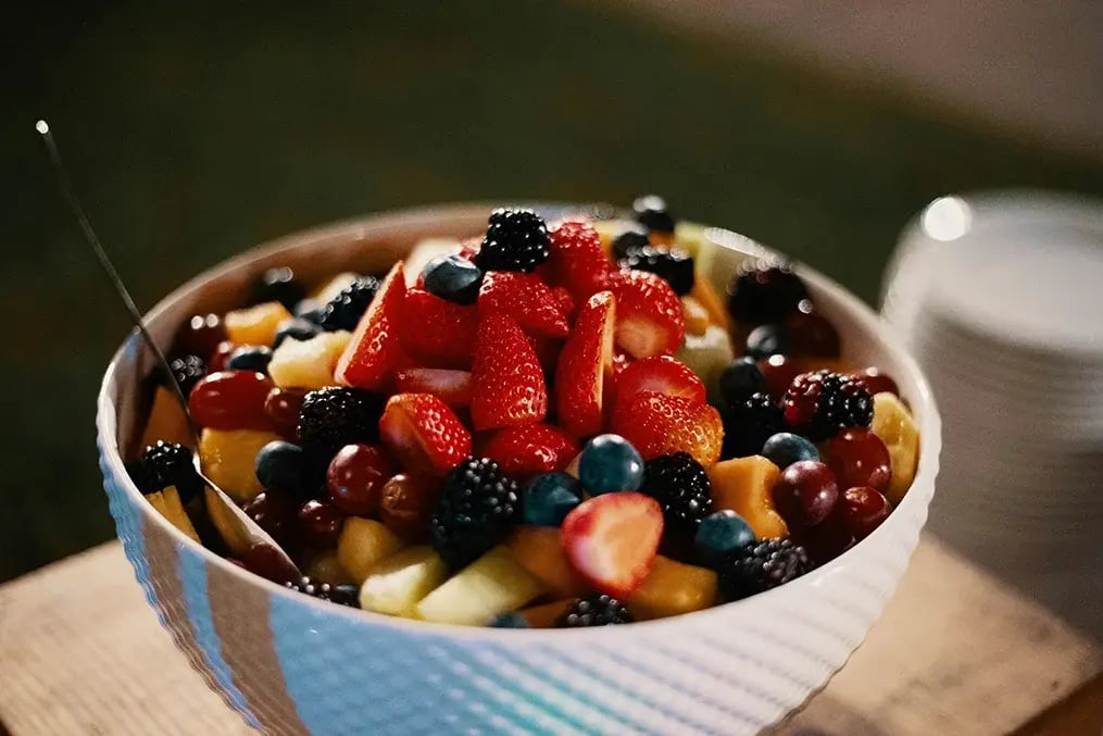 Tropical Fruit Salad with a Zesty Twist