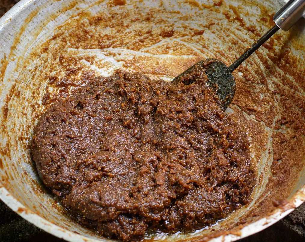 Brownie batter