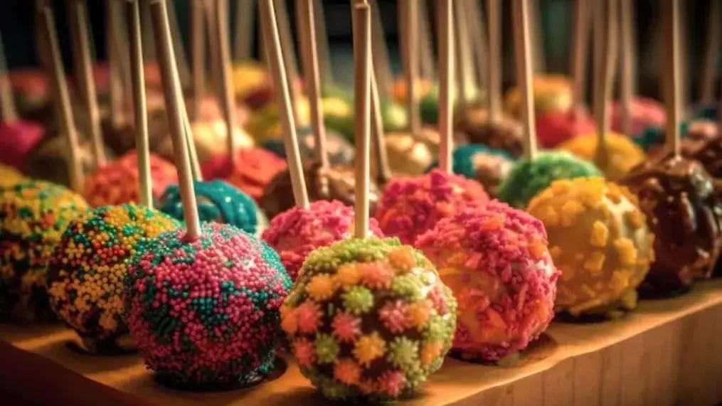 New Year’s Eve Cake Pops