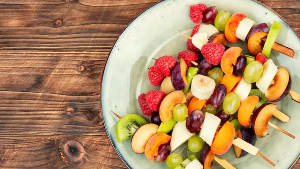 Sparkly Fruit Kabobs