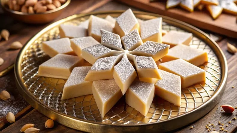 Fusion Dessert: Silk Chocolate Kaju Katli Recipe