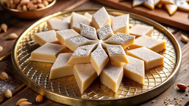 Fusion Dessert Silk Chocolate Kaju Katli Recipe