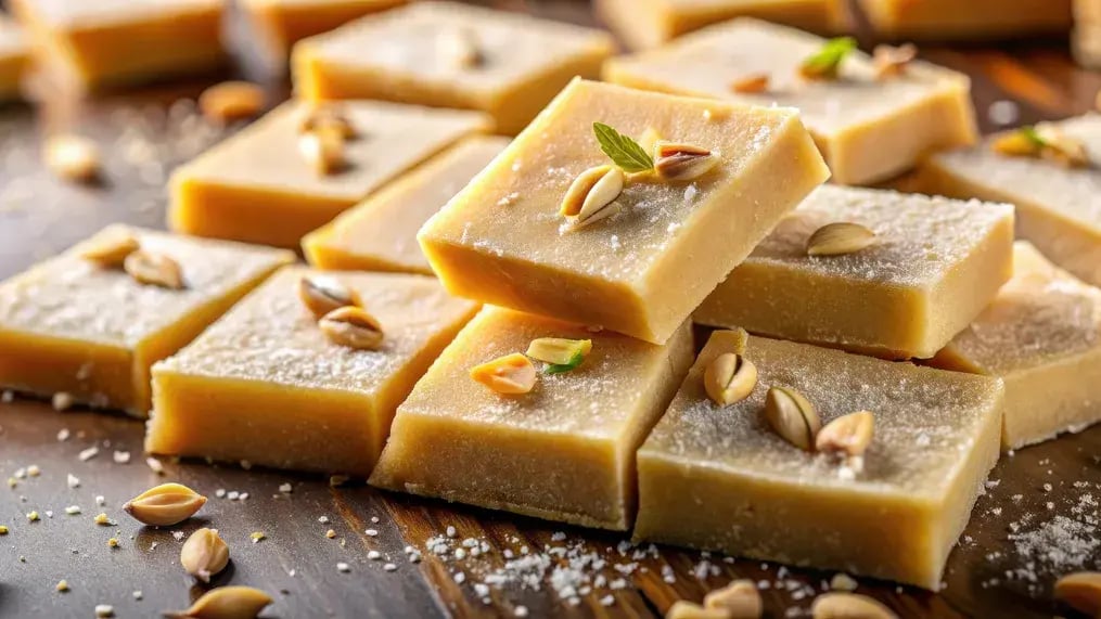 Traditional Elegance Of Kaju Katli