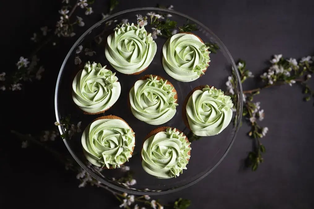 Vegan Tricolor Cupcakes