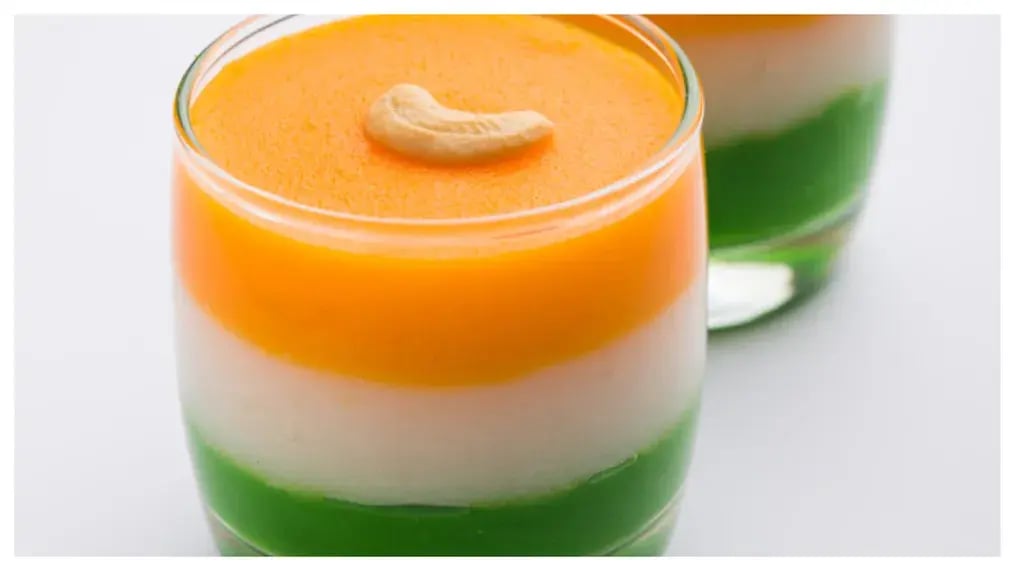Vegan Tricolor Panna Cotta