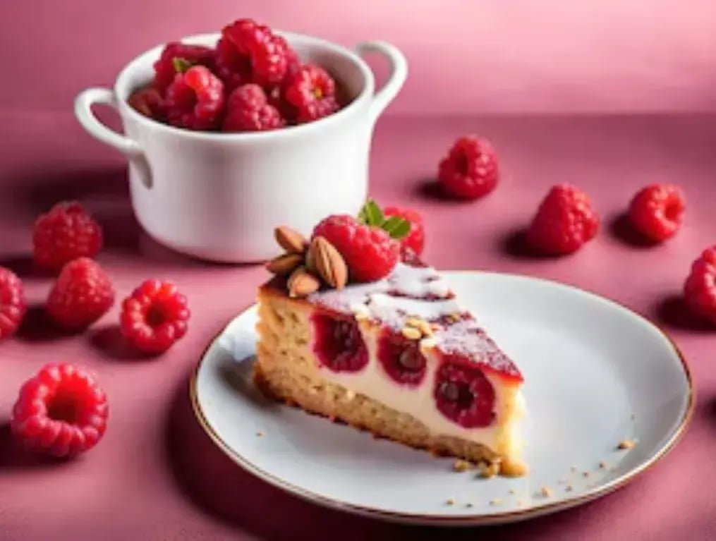 Gluten-Free Raspberry Almond Cakes
