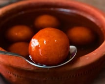 Gulab Jamun with Almond Crunch: A Modern Chocolate Twist