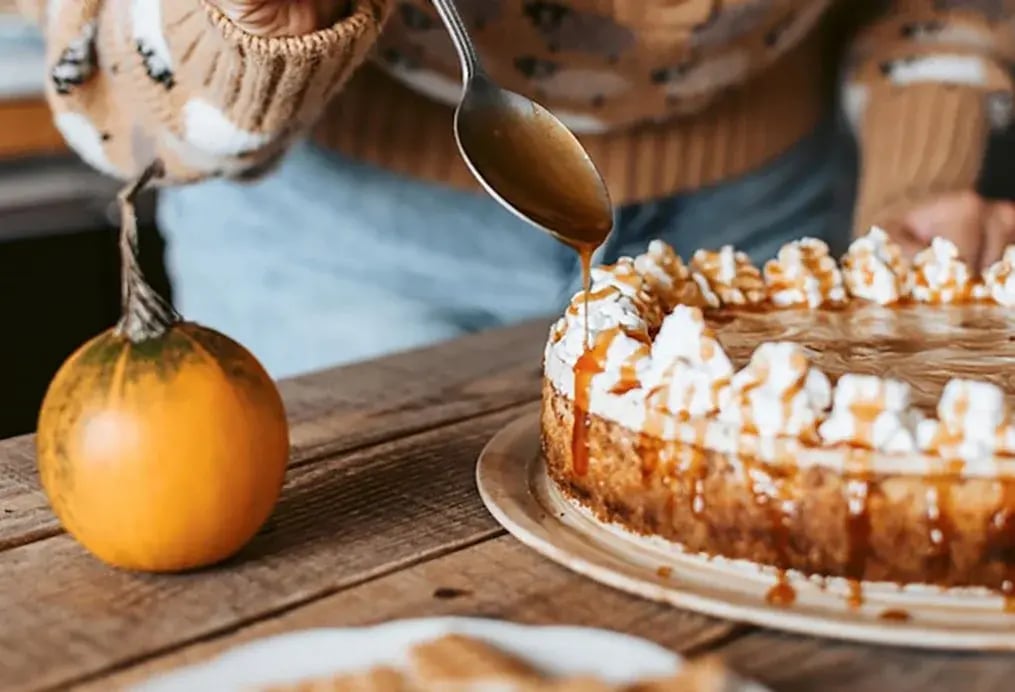 Pumpkin and Caramel Cake