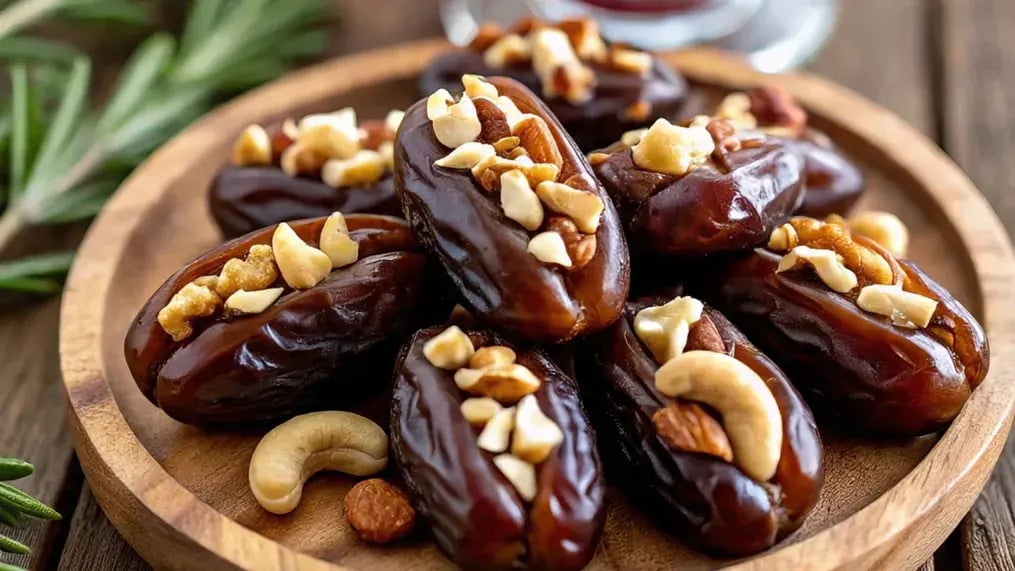 Dark Chocolate Dates With Nuts