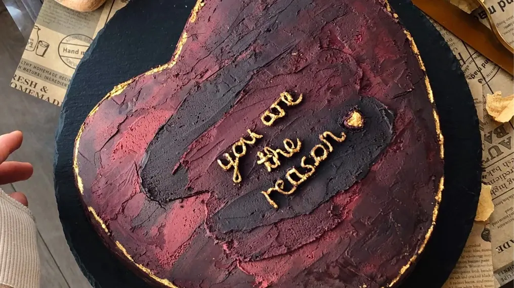 Heart Shaped Chocolate Cake