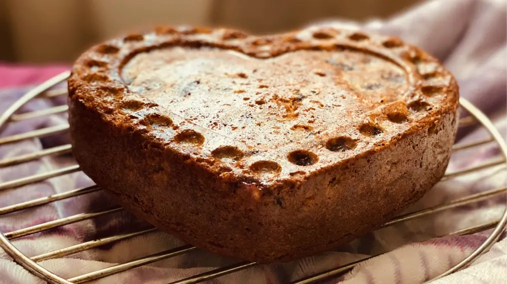 Heart Shaped Chocolate Cake