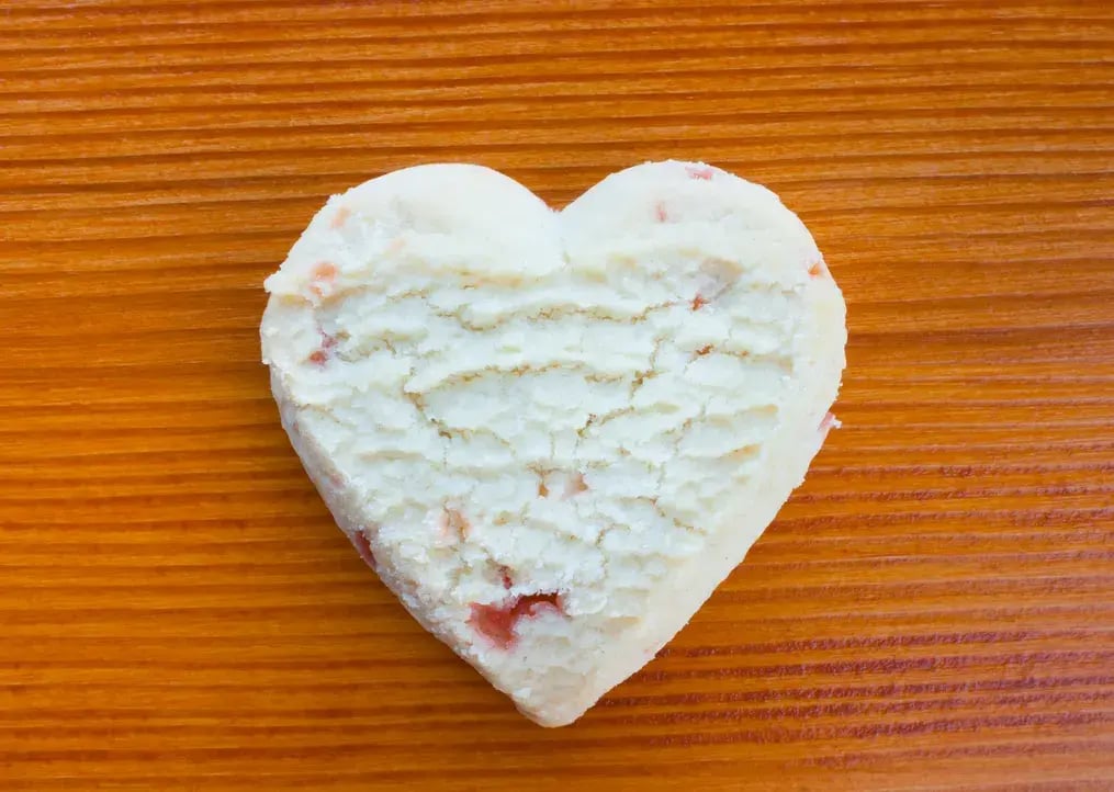 Heart-Shaped Strawberry Shortcake