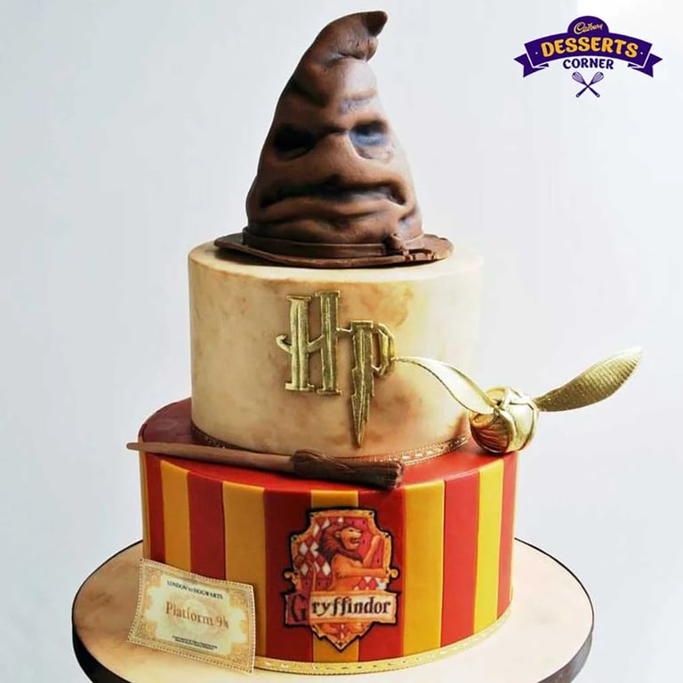 Hogwarts House Cake