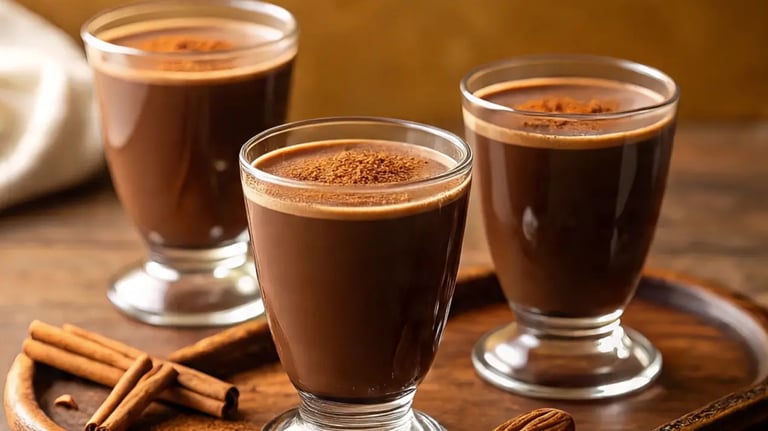 Homemade Spiced Chocolate Almond Milk Cosy and Caffeine Free