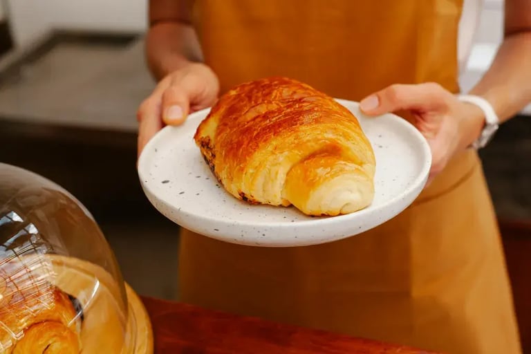 Honey-Glazed Chocolate Pastries