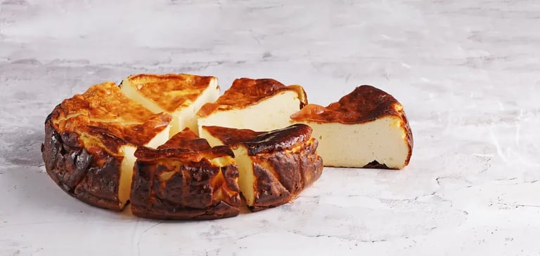 How to Add a Chocolate Twist to Basque Burnt Cheesecake