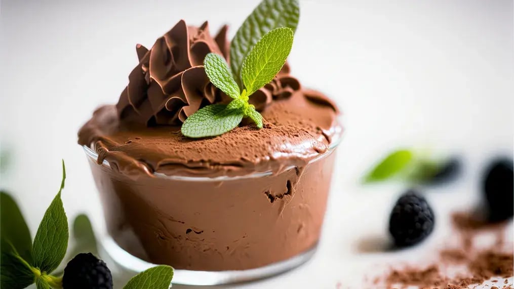 Here Are A Few Garnishing Tips For Your Dark Chocolate Mousse With Pistachios And Gems Garnish