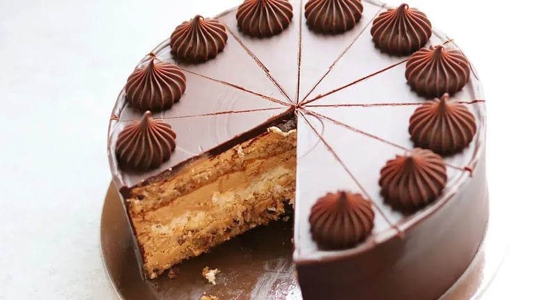Triple chocoalte layer cake