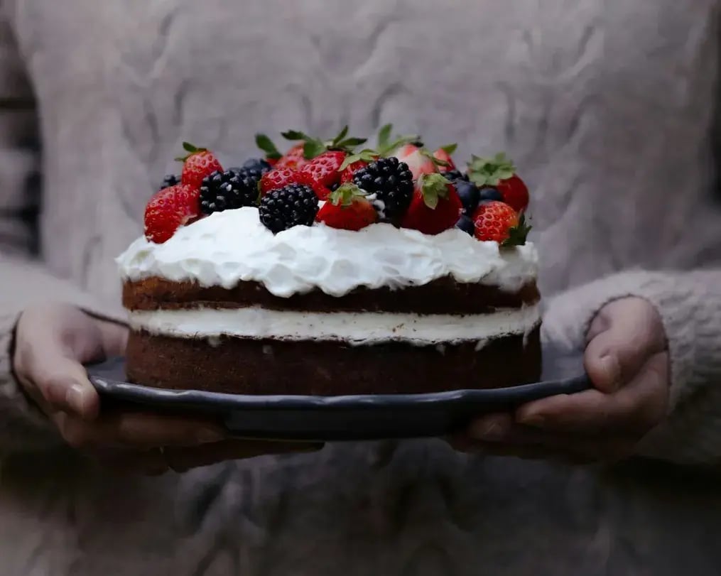 Tea Day Special Earl Grey Infused Chocolate Cake