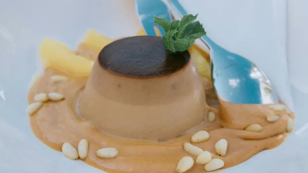 Nutty Panna Cotta