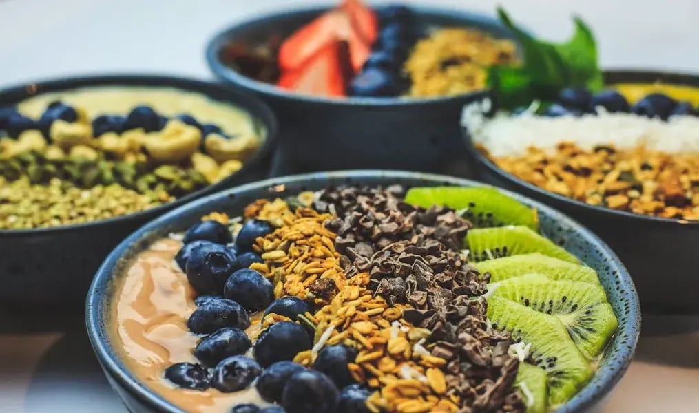 Blueberry Smoothie Bowls