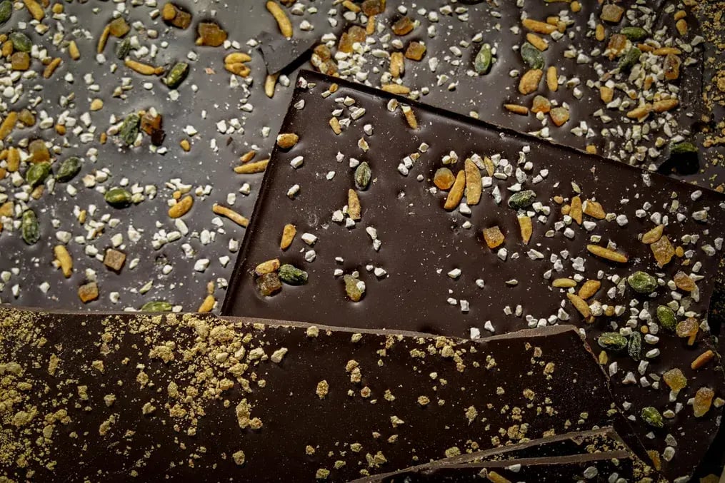 Chocolate Bark With Nuts