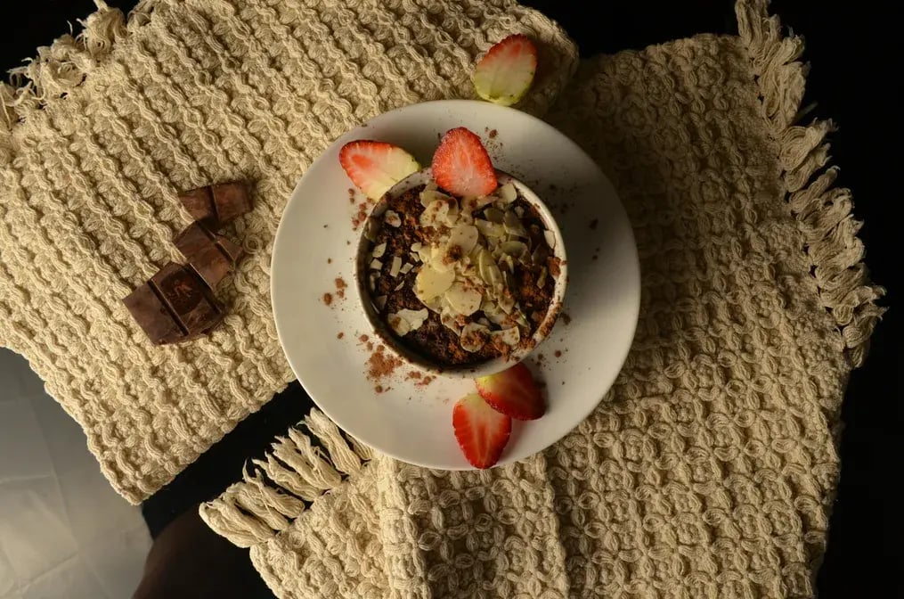 How to Enhance Your Breakfast with Dairy Milk Shavings - strawberry chocolate oats shavings