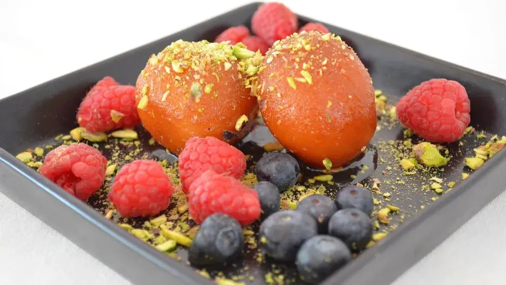 Blueberry Gulab Jamun