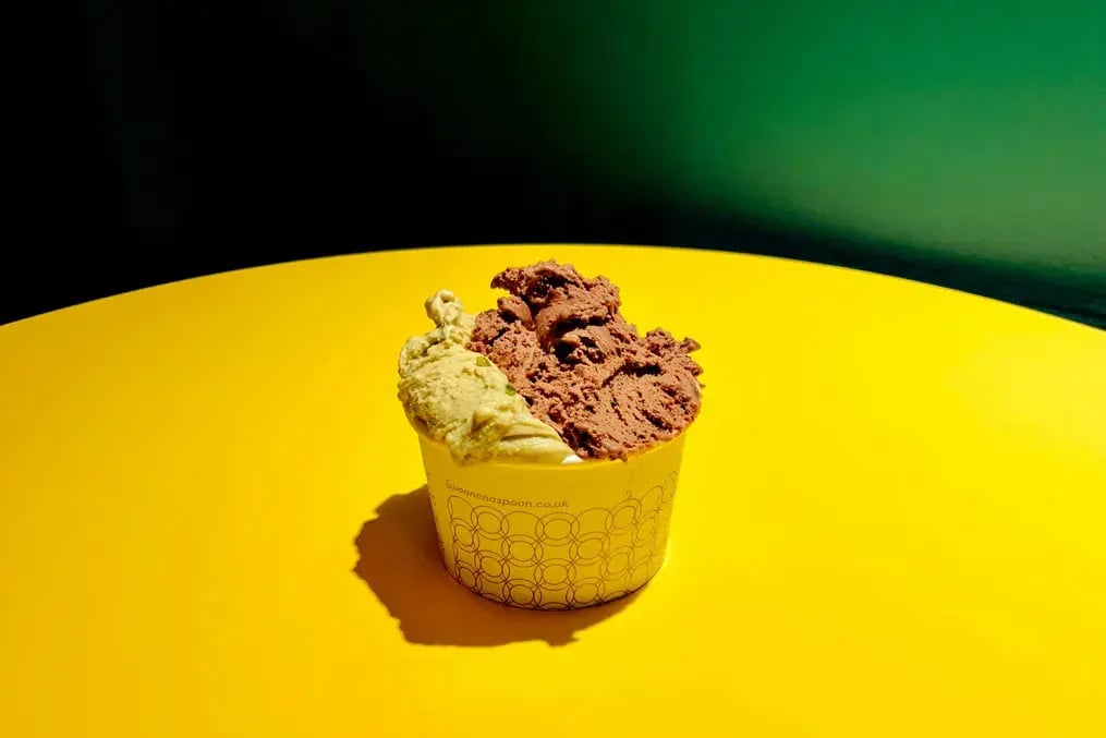Layered Crispello Parfait Gelato