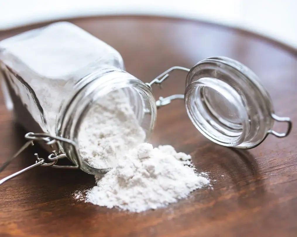flour in a jar