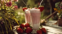 How To Make A Creamy Strawberry Walnut Smoothie