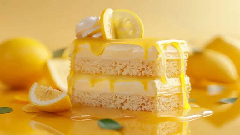 How To Make A Delicious Lemon Curd Cake - Feature