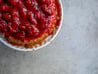 How to Make a Strawberry Jam Cheesecake with a Buttery Crust