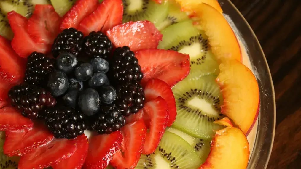 How to Make a Vibrant Spring Fruit Tart with Walnuts and Apricots - Spring Fruit Tart
