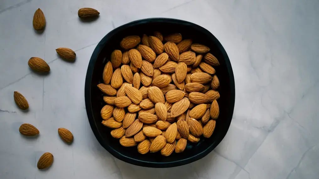 whole roasted almonds