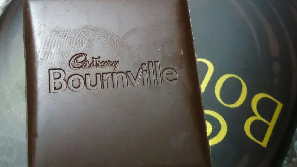 piece of bournville chocolate