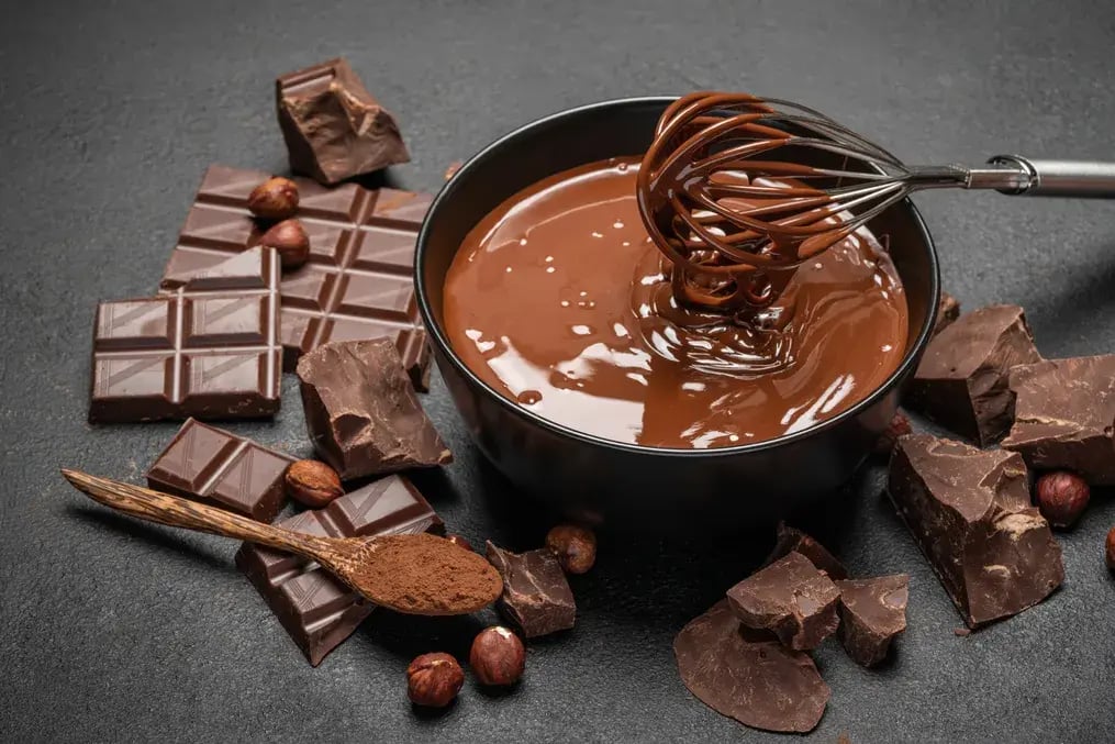 coarse chocolate chunks