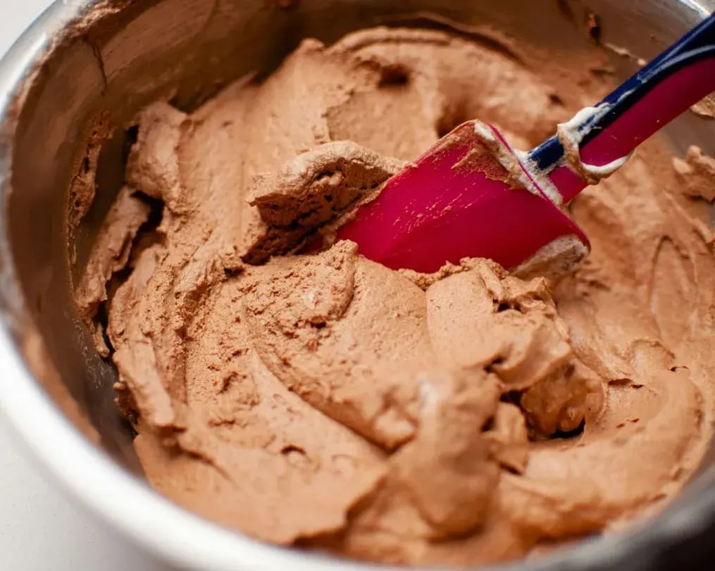 Dark Chocolate Mousse being Prepared