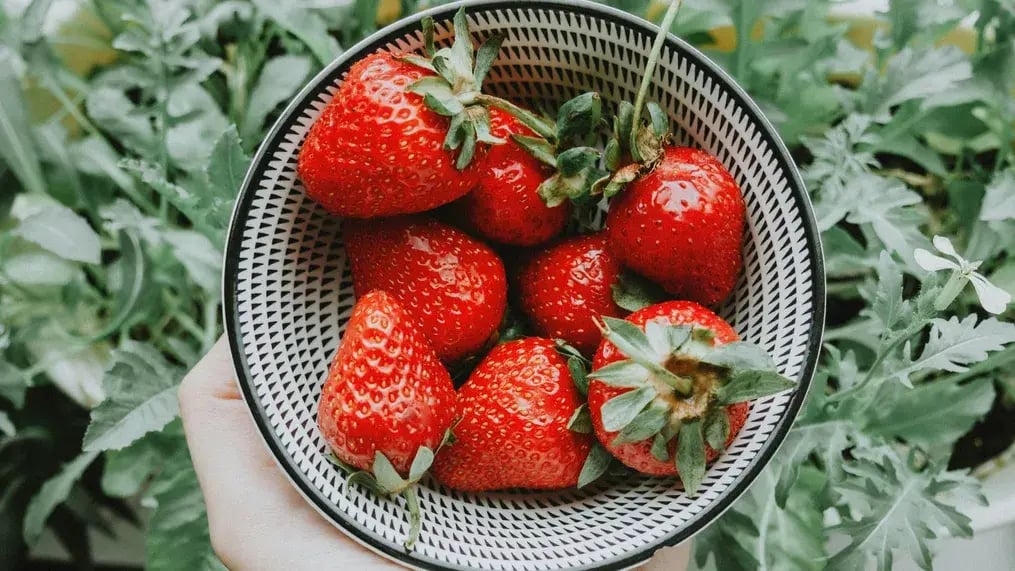 Bowl Of Strawberries