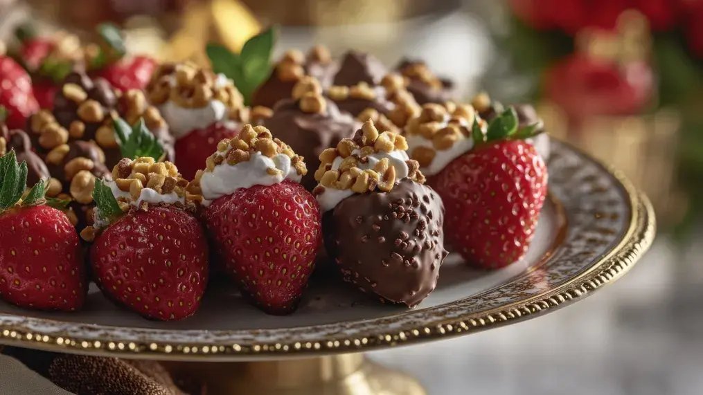 How To Make Perfect Dark Chocolate Dipped Strawberries With Pistachios